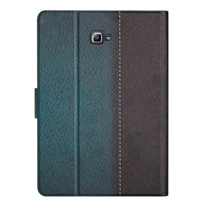For Samsung Galaxy Tab A 10.1 T580 Stitching Solid Color Smart Leather Tablet Case(Green) by bashfashion