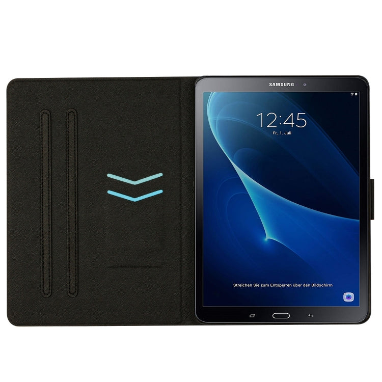 For Samsung Galaxy Tab A 10.1 T580 Stitching Solid Color Smart Leather Tablet Case(Green) by bashfashion