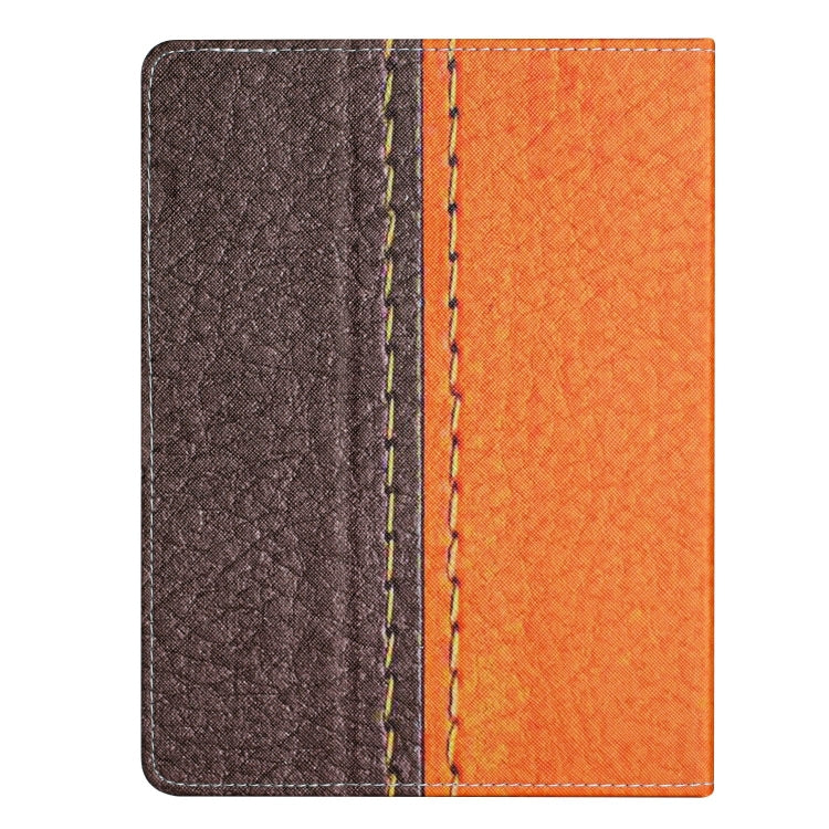 For 8 inch Tablet Stitching Solid Color Leather Tablet Case(Orange) by bashfashion