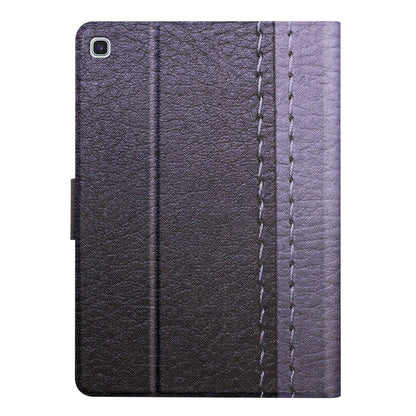 For Samsung Galaxy Tab S6 Lite P610 Stitching Solid Color Leather Tablet Case(Grey) by bashfashion