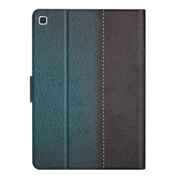 For Samsung Galaxy Tab S6 Lite P610 Stitching Solid Color Leather Tablet Case(Green) by bashfashion