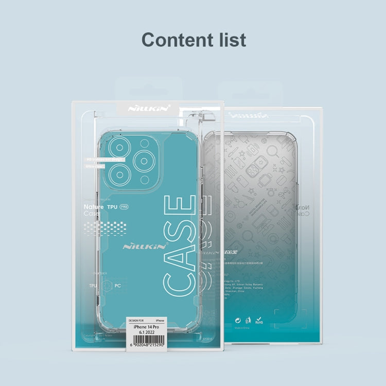 For iPhone 14 Pro NILLKIN Ultra Clear PC + TPU Phone Case(Transparent) by NILLKIN