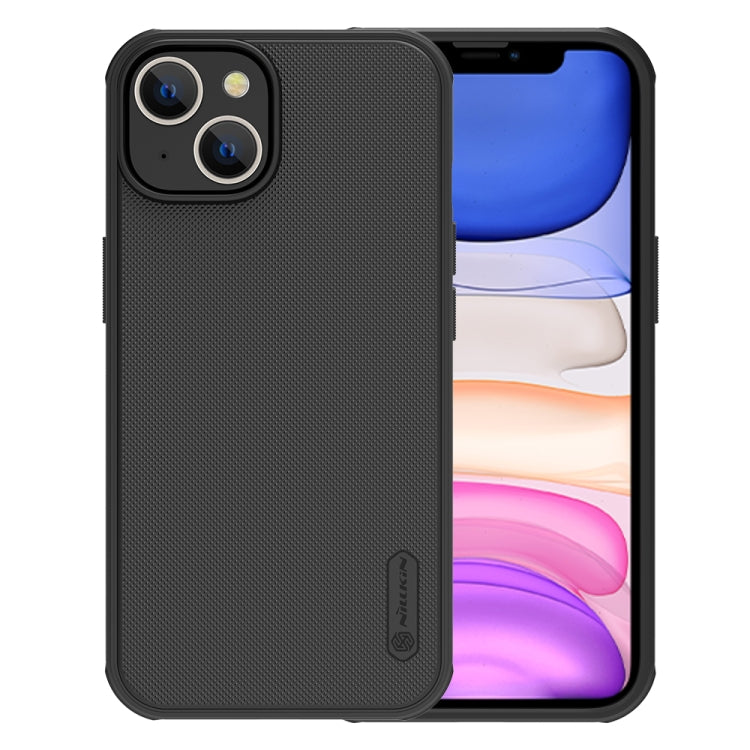 For iPhone 14 Plus NILLKIN Frosted Shield Pro PC + TPU Phone Case (Black) by NILLKIN