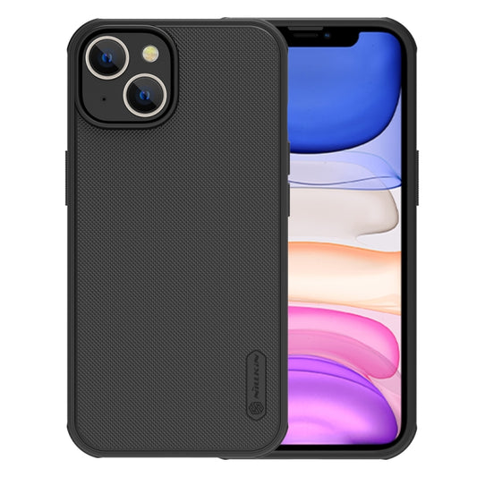 For iPhone 14 Plus NILLKIN Frosted Shield Pro PC + TPU Phone Case (Black) by NILLKIN