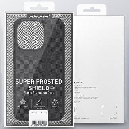 For iPhone 14 Plus NILLKIN Frosted Shield Pro PC + TPU Phone Case (Black) by NILLKIN