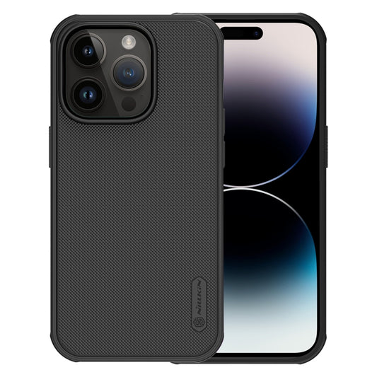 For iPhone 14 Pro Max NILLKIN Frosted Shield Pro PC + TPU Phone Case (Black) by NILLKIN