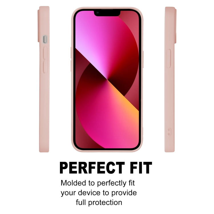 For iPhone 14 GOOSPERY SOFT FEELING Liquid TPU Phone Case (Light Pink) by GOOSPERY