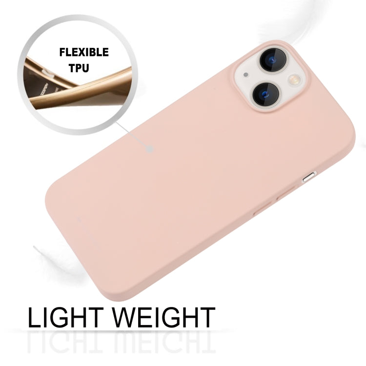 For iPhone 14 GOOSPERY SOFT FEELING Liquid TPU Phone Case (Light Pink) by GOOSPERY