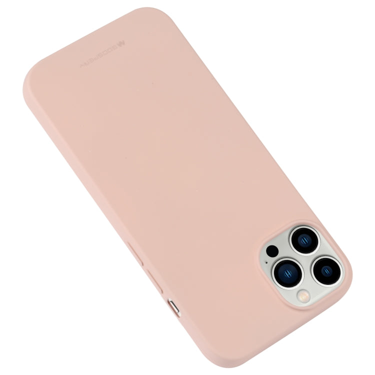 For iPhone 14 Pro GOOSPERY SOFT FEELING Liquid TPU Phone Case(Light Pink) by GOOSPERY