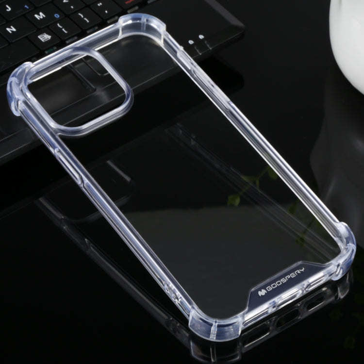 For iPhone 14 Pro Max MERCURY GOOSPERY Four-Corner Shockproof Soft Case (Transparent) by GOOSPERY