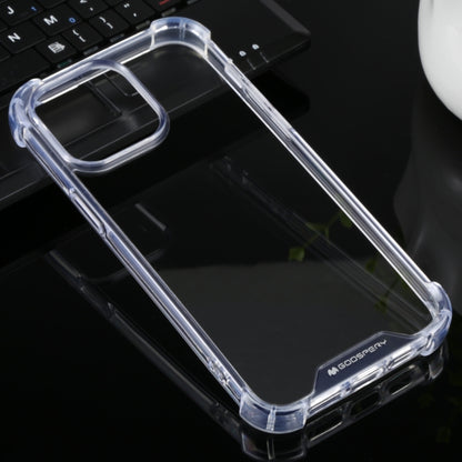 For iPhone 14 Pro Max MERCURY GOOSPERY Four-Corner Shockproof Soft Case (Transparent) by GOOSPERY