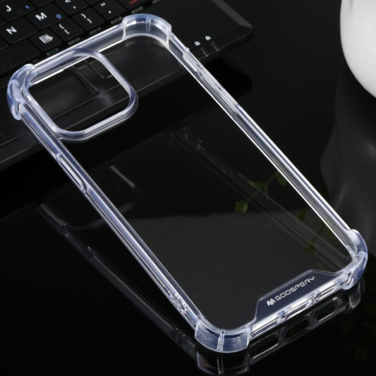 For iPhone 14 Pro Max MERCURY GOOSPERY Four-Corner Shockproof Soft Case (Transparent) by GOOSPERY