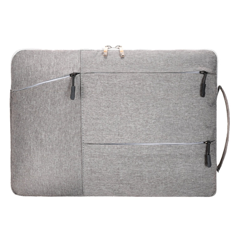C310 Portable Casual Laptop Handbag, Size:13-13.3 inch(Grey) by bashfashion