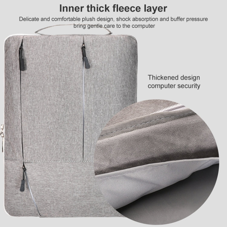 C310 Portable Casual Laptop Handbag, Size:13-13.3 inch(Blue) by bashfashion