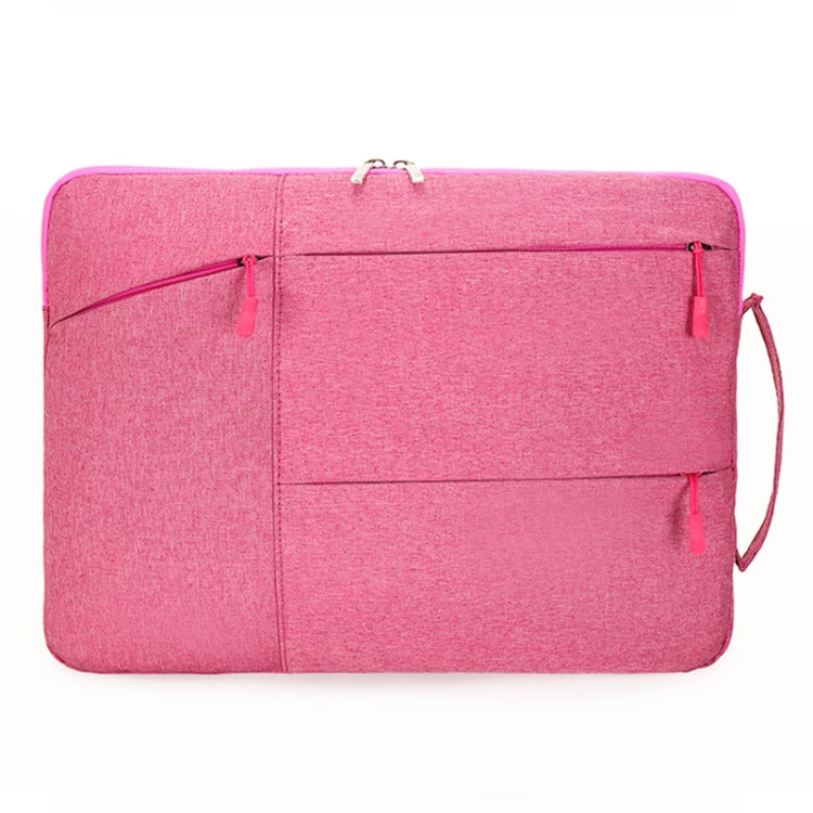 C310 Portable Casual Laptop Handbag, Size:15.6-17 inch(Pink) by bashfashion