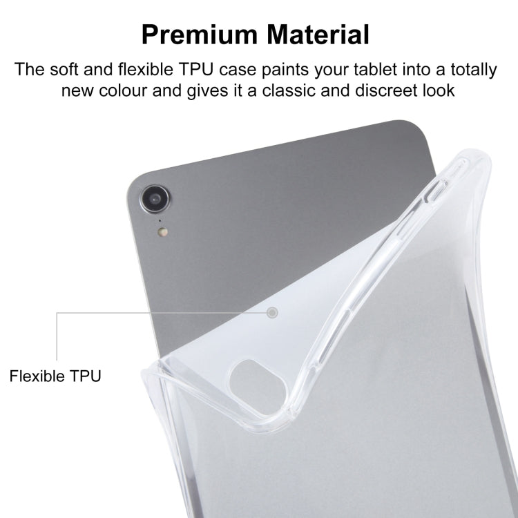 For iPad mini 6 / mini 2024 TPU Tablet Case (Frosted Clear) by bashfashion