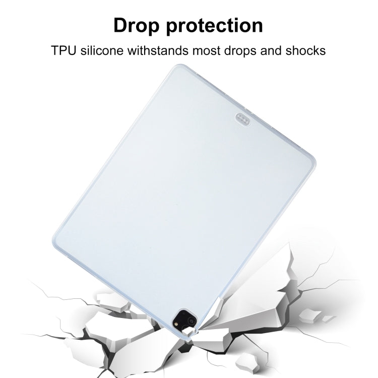 For iPad Pro 11 2022 / 2020 / 2021 TPU Tablet Case (Frosted Clear) by bashfashion