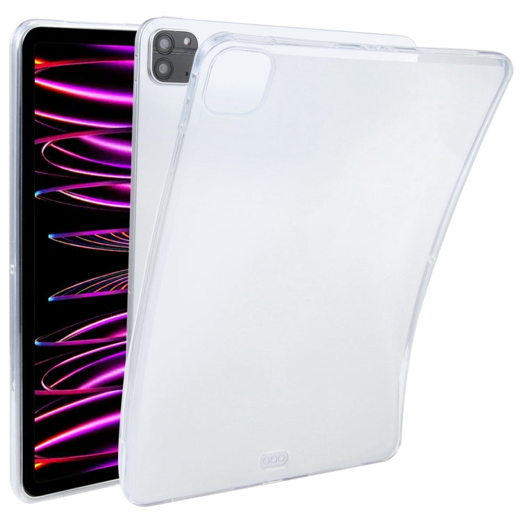 TPU Tablet Case For iPad Pro 12.9 2022 / 2020 / 2021 / 2018 (Frosted Clear) by bashfashion