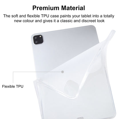 TPU Tablet Case For iPad Pro 12.9 2022 / 2020 / 2021 / 2018 (Frosted Clear) by bashfashion