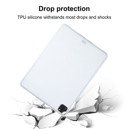 TPU Tablet Case For iPad Pro 12.9 2022 / 2020 / 2021 / 2018 (Frosted Clear) by bashfashion