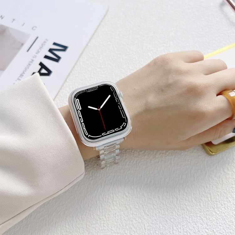 Electroplated Acrylic Watch Band For Apple Watch Ultra 49mm&Watch Ultra 2 49mm / Series 9&8&7 45mm / SE 3&SE 2&6&SE&5&4 44mm / 3&2&1 42mm(Symphony) by bashfashion
