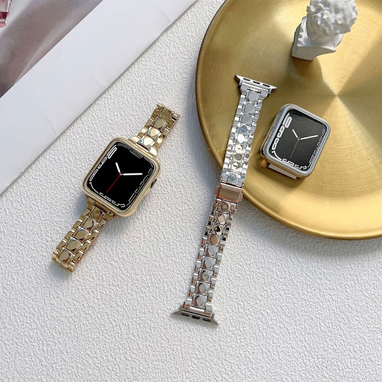 Electroplated Acrylic Watch Band For Apple Watch Ultra 49mm&Watch Ultra 2 49mm / Series 9&8&7 45mm / SE 3&SE 2&6&SE&5&4 44mm / 3&2&1 42mm(Pink) by bashfashion