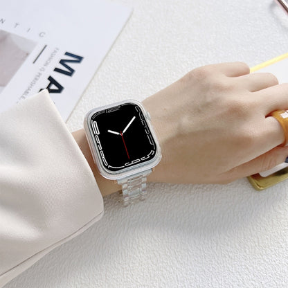 Electroplated Acrylic Watch Band For Apple Watch Series 9&8&7 41mm / SE 3&SE 2&6&SE&5&4 40mm / 3&2&1 38mm(Symphony) by bashfashion