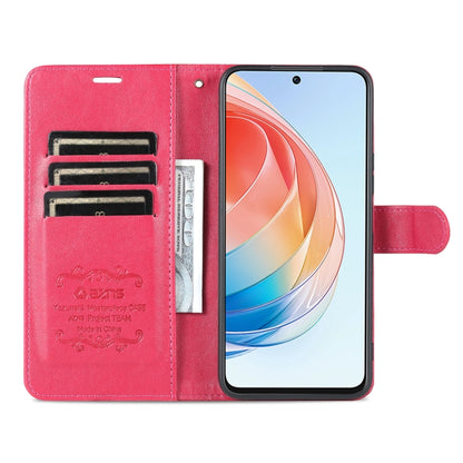 For Honor X40i AZNS Sheepskin Texture Flip Leather Phone Case(Red) by AZNS