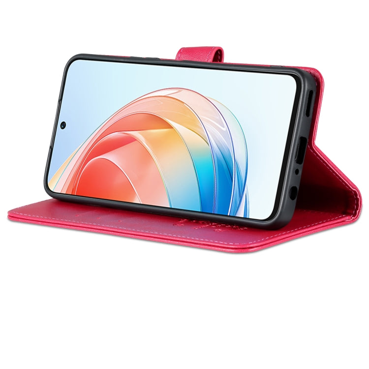 For Honor X40i AZNS Sheepskin Texture Flip Leather Phone Case(Red) by AZNS