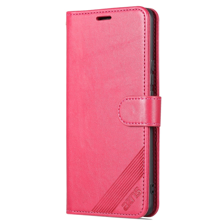 For Huawei nova 10 AZNS Sheepskin Texture Flip Leather Phone Case(Red) by AZNS