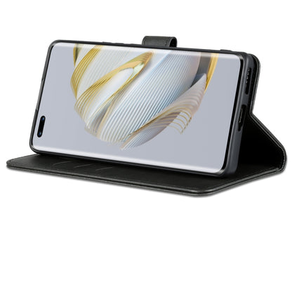 For Huawei nova 10 AZNS Skin Feel Calf Texture Flip Leather Phone Case(Black) by AZNS