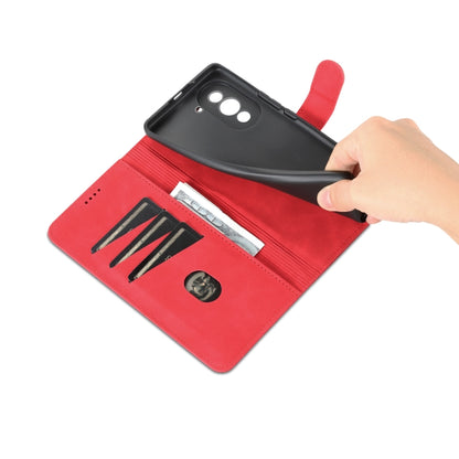 For Huawei nova 10 AZNS Skin Feel Calf Texture Flip Leather Phone Case(Red) by AZNS