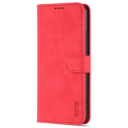 For Huawei nova 10 Pro AZNS Skin Feel Calf Texture Flip Leather Phone Case(Red) by AZNS