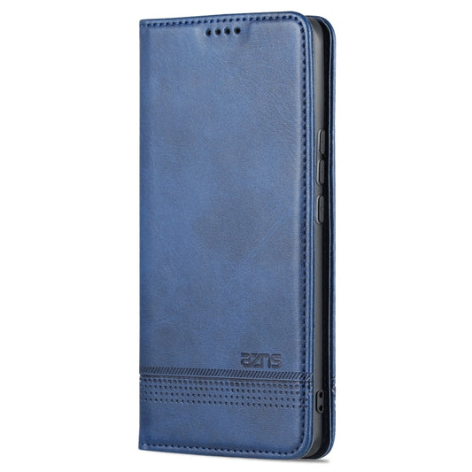 For Huawei nova 10 Pro AZNS Magnetic Calf Texture Flip Leather Phone Case(Dark Blue) by AZNS