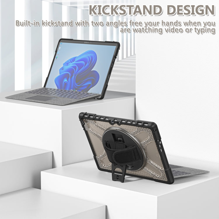 For MicroSoft Surface Pro 8 TPU + PC Tablet Case(Tea Color) by bashfashion