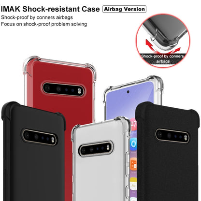 For LG V60 ThinQ 5G IMAK All-inclusive Shockproof Airbag TPU Protective Case, with Screen Protector(Transparent) by imak