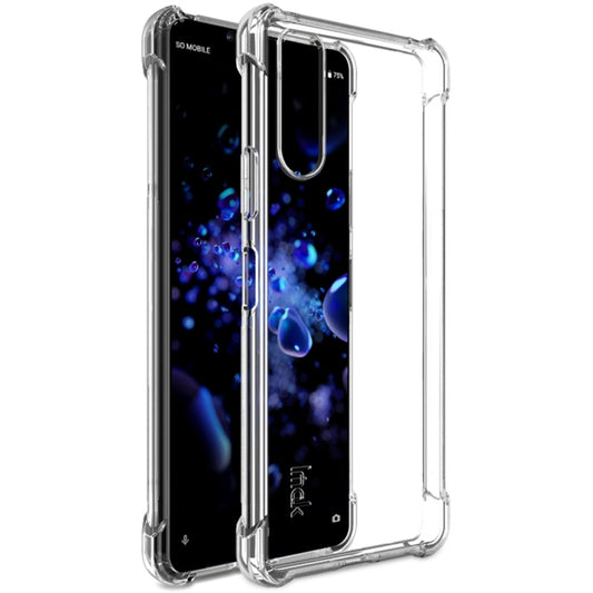 For Sony Xperia 10 II IMAK All-inclusive Shockproof Airbag TPU Protective Case, with Screen Protector(Transparent) by imak