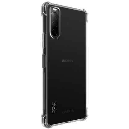 For Sony Xperia 10 II IMAK All-inclusive Shockproof Airbag TPU Protective Case, with Screen Protector(Transparent) by imak