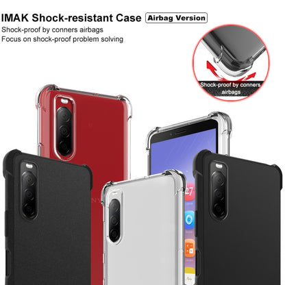 For Sony Xperia 10 II IMAK All-inclusive Shockproof Airbag TPU Protective Case, with Screen Protector(Transparent) by imak