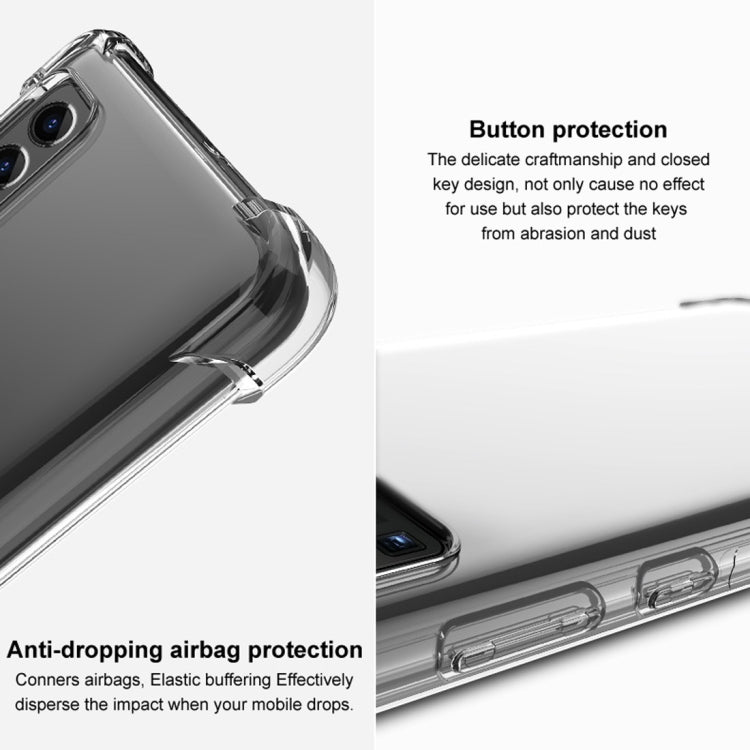 For Sony Xperia 10 II IMAK All-inclusive Shockproof Airbag TPU Protective Case, with Screen Protector(Transparent) by imak