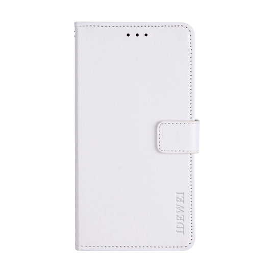 For Huawei P40 idewei Crazy Horse Texture Horizontal Flip Leather Case with Holder & Card Slots & Wallet(White) by idewei