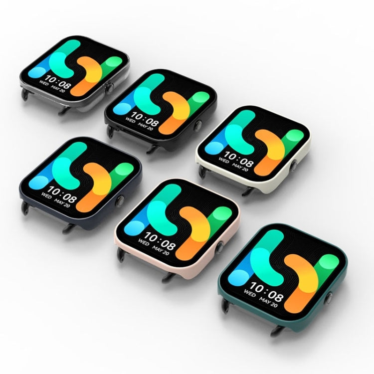 For Xiaomi Haylou Smart Watch 2 LS02 PC+ Toughened Film Fully Enclosed Protective Watch Case(Black) by bashfashion