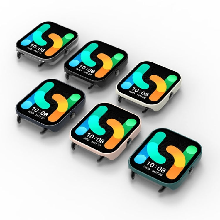 For Xiaomi Haylou Smart Watch 2 LS02 PC+ Toughened Film Fully Enclosed Protective Watch Case(Ink Blue) by bashfashion