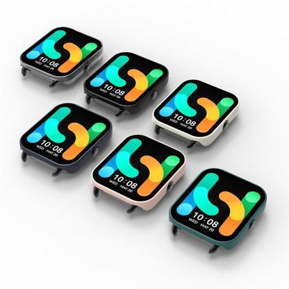 For Xiaomi Haylou Smart Watch 2 LS02 PC+ Toughened Film Fully Enclosed Protective Watch Case(Green) by bashfashion