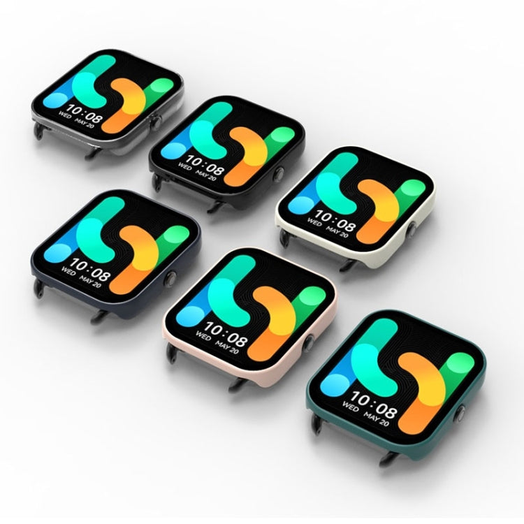 For Xiaomi Haylou Smart Watch 2 LS02 PC+ Toughened Film Fully Enclosed Protective Watch Case(Ivory) by bashfashion