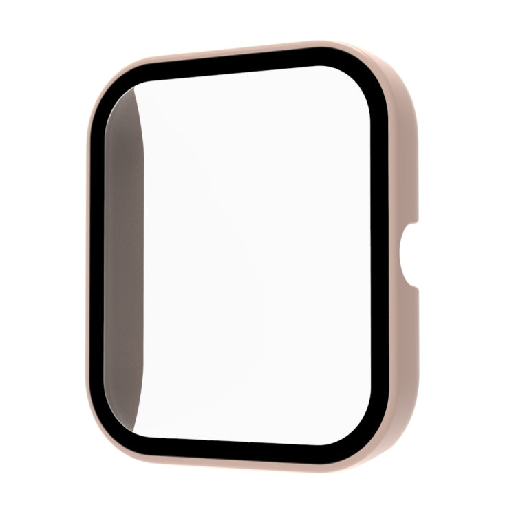 For Xiaomi Haylou Smart Watch 2 LS02 PC+ Toughened Film Fully Enclosed Protective Watch Case(Pink) by bashfashion