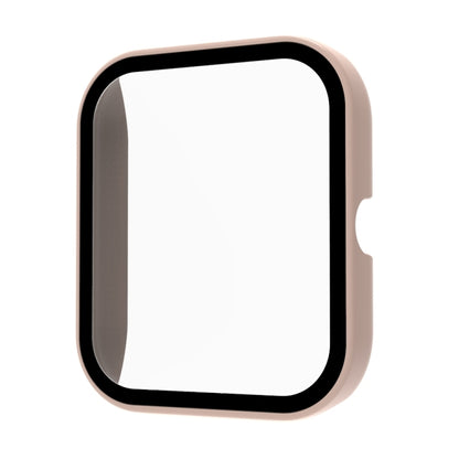 For Xiaomi Haylou Smart Watch 2 LS02 PC+ Toughened Film Fully Enclosed Protective Watch Case(Pink) by bashfashion