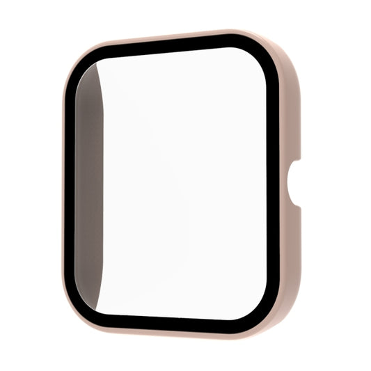 For Xiaomi Haylou Smart Watch 2 LS02 PC+ Toughened Film Fully Enclosed Protective Watch Case(Pink) by bashfashion