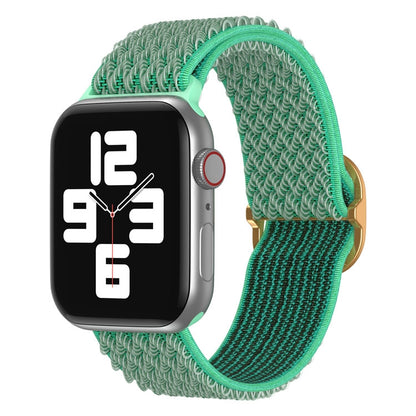 Wave Nylon Watch Band For Apple Watch Ultra 49mm&Watch Ultra 2 49mm / Series 9&8&7 45mm / SE 3&SE 2&6&SE&5&4 44mm / 3&2&1 42mm(Spearmint Green) by bashfashion