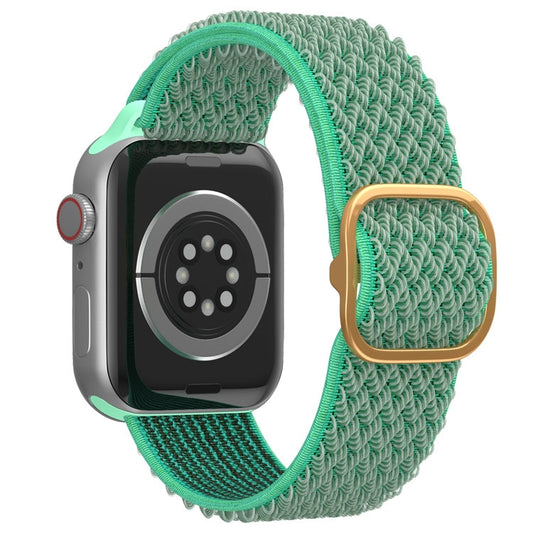 Wave Nylon Watch Band For Apple Watch Ultra 49mm&Watch Ultra 2 49mm / Series 9&8&7 45mm / SE 3&SE 2&6&SE&5&4 44mm / 3&2&1 42mm(Spearmint Green) by bashfashion